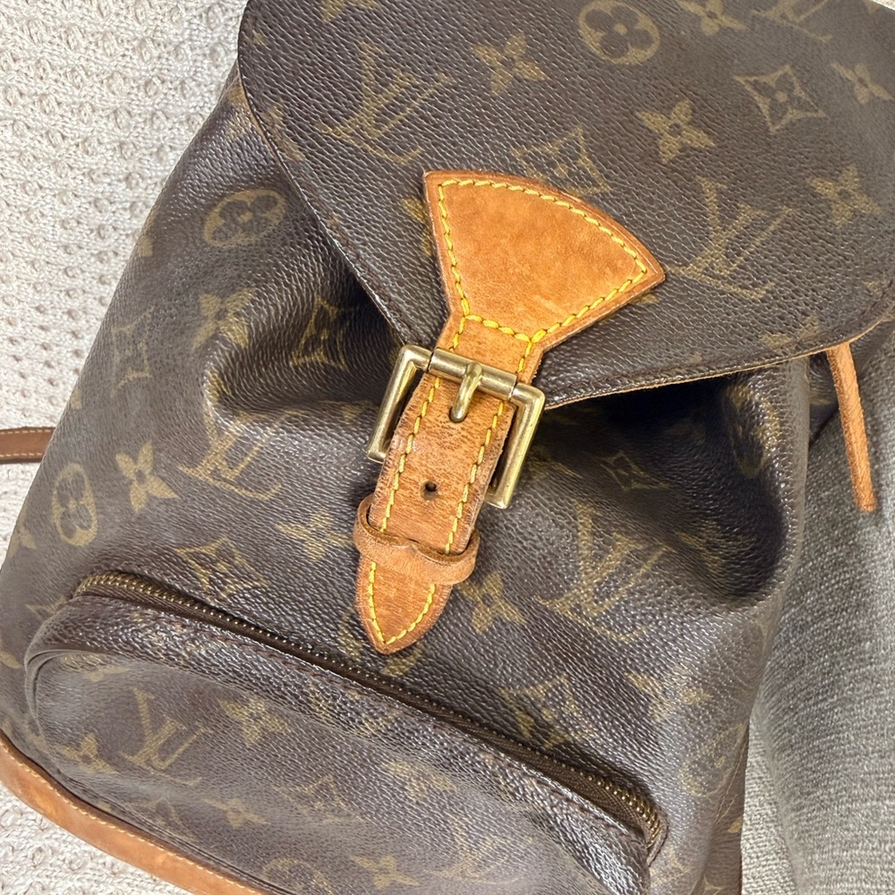 Vintage Louis Vuitton Brown Monogram Backpack - Picture 2 of 16